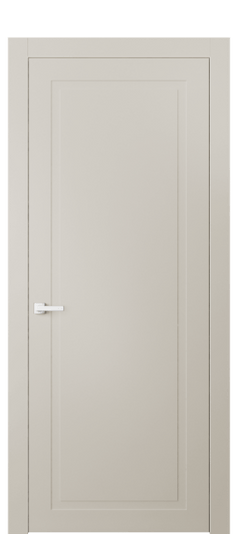 Дверь межкомнатная 8001 МОС. Цвет Матовый облачно-серый. Материал Гладкая эмаль. Коллекция Нео Классик. Картинка.