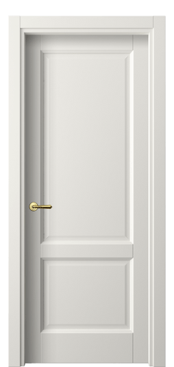 Дверь межкомнатная 1421 СТБЛ. Цвет Софт-тач белоснежный. Материал Полипропилен. Коллекция Galant. Картинка.
