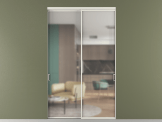 Алюминевая перегородка vn2_01 Matelux Crystalvision БЕЛ. Цвет Алюминий Белый. Материал Алюминий. Коллекция Перегородка Формато внутри проёма 2 створки. Картинка.