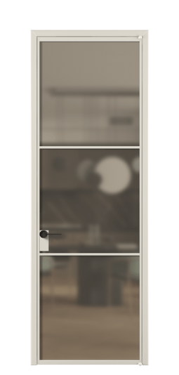 Межкомнатная дверь АЛПЛ040.03 Бронза сатин триплекс АОС. Цвет Алюминий облачно-серый. Материал Алюминий в эмали. Коллекция Formato. Фото. Дверь межкомнатная АЛПЛ040.03 Бронза сатин триплекс АОС. Цвет Алюминий облачно-серый. Материал Алюминий в эмали. Коллекция Formato. Картинка.
