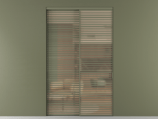 Перегородка Formato внутри проёма двустворчатая