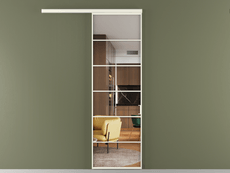 Перегородка Formato вдоль стены 1 створка