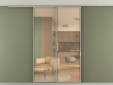 Перегородка Formato вдоль стены на потолок телескопик синхро 2