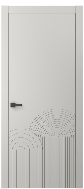 Межкомнатная дверь 8059 МСР. Цвет Матовый серый. Материал Гладкая эмаль. Коллекция Linea. Фото. Дверь межкомнатная 8059 МСР. Цвет Матовый серый. Материал Гладкая эмаль. Коллекция Linea. Картинка.