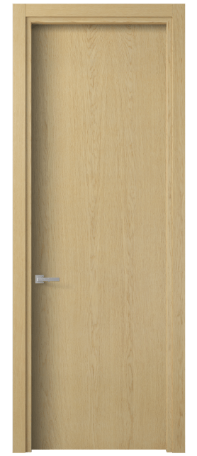 Дверь межкомнатная 0010 ДБН. Цвет Дуб натур. Материал Шпон ценных пород. Коллекция Planum. Картинка.