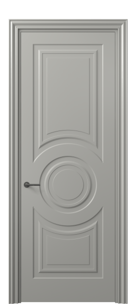 Дверь межкомнатная 8461 МНСР. Цвет Матовый нейтральный серый. Материал Гладкая эмаль. Коллекция Маскот. Картинка.