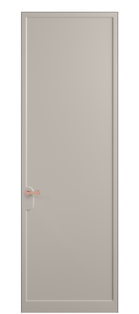 Дверь межкомнатная 7501 МСБЖ. Цвет Матовый светло-бежевый. Материал Гладкая эмаль. Коллекция Softform. Картинка.