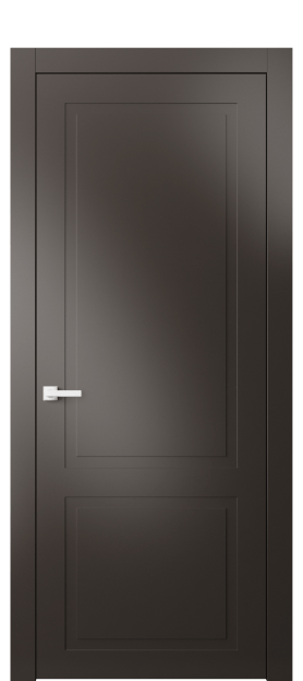 Дверь межкомнатная 8002 МАН. Цвет Матовый антрацит. Материал Гладкая эмаль. Коллекция Нео Классик. Картинка.