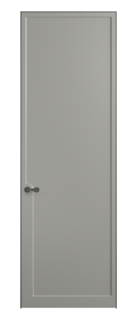 Дверь межкомнатная 7502 МНСР. Цвет Матовый нейтральный серый. Материал Гладкая эмаль. Коллекция Softform. Картинка.