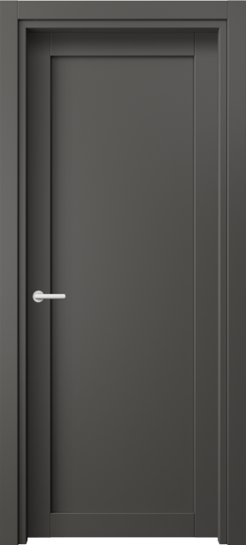 Дверь межкомнатная 2101 ПЭГФ. Цвет ПЭТ графитовый. Материал ПЭТ. Коллекция Neo. Картинка.